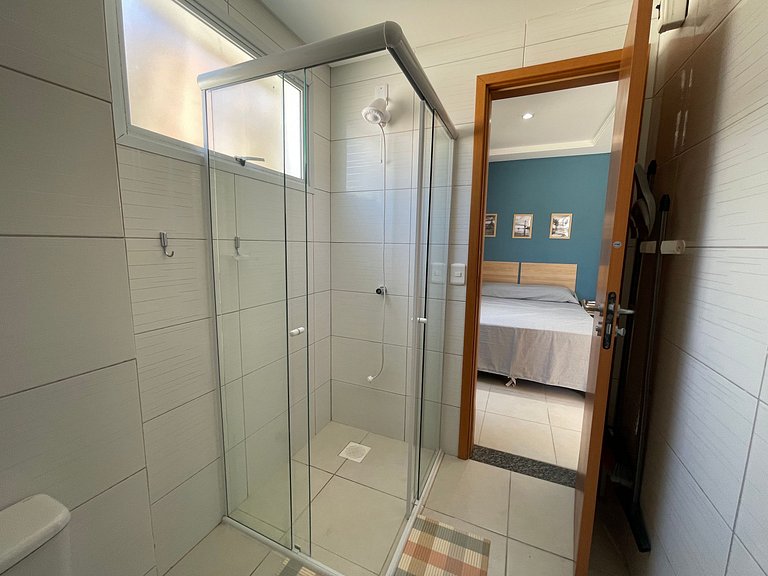 Studio coladinho da Praia de Canasvieiras c/ AC