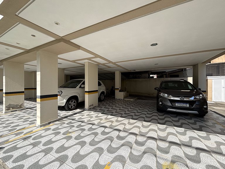 Apê com A/C, Garagem e Wi-Fi | 300m Canasvieiras