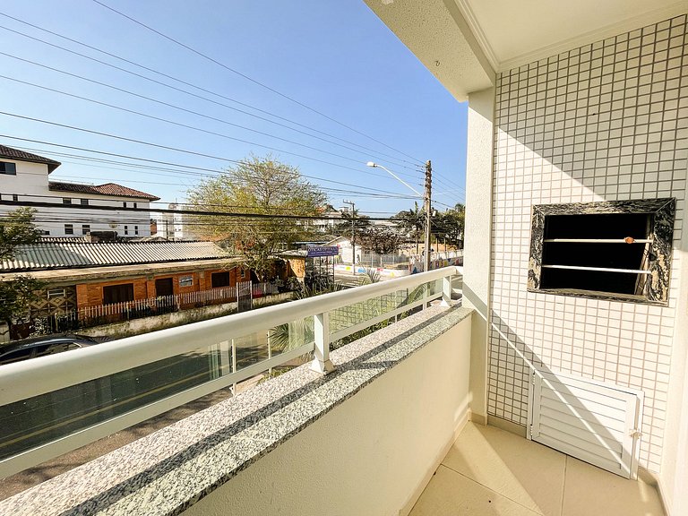 Apê com A/C, Garagem e Wi-Fi | 300m Canasvieiras