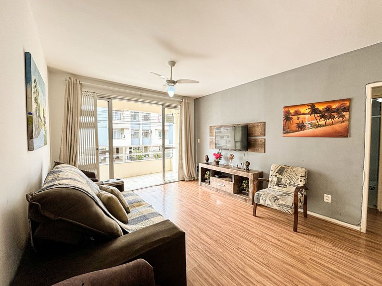 Apê Espaçoso, A/C | 300m Praia de Canasvieiras