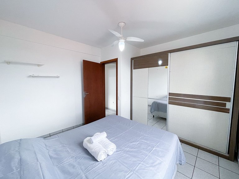 Apê Charmoso, A/C | 300m Praia de Canasvieiras