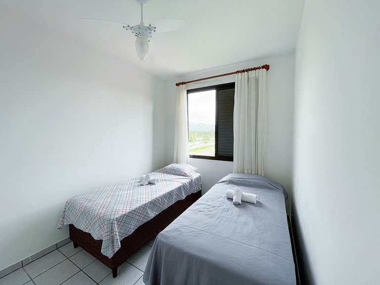 Apê Charmoso, A/C | 300m Praia de Canasvieiras