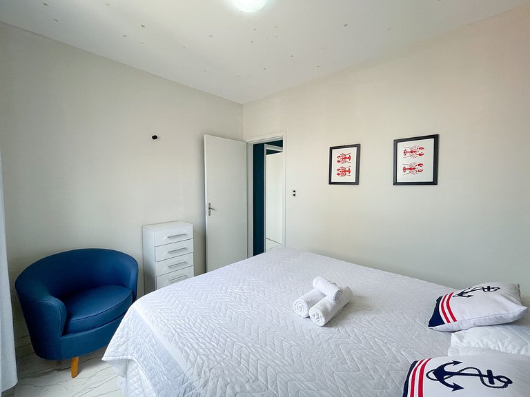 Apê Completo, A/C, Wi-Fi | 300m Praia Canasvieiras