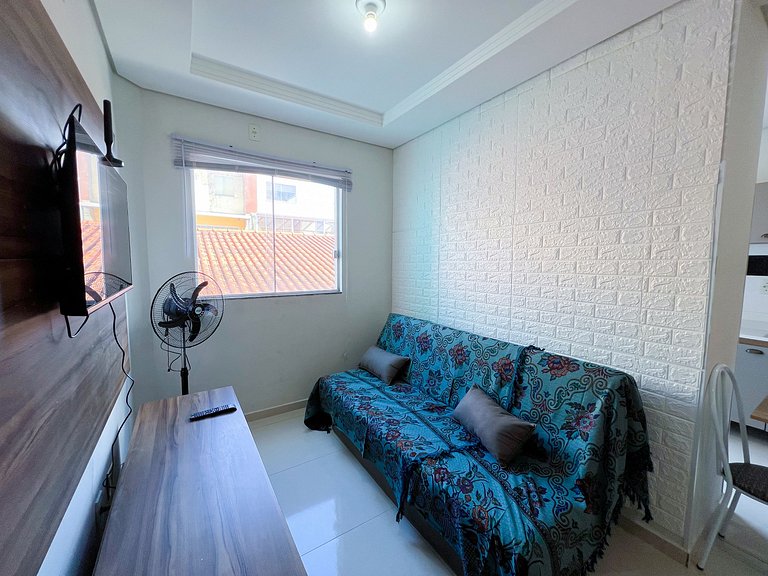 Apê com Churrasqueira, A/C e Garagem no Ingleses