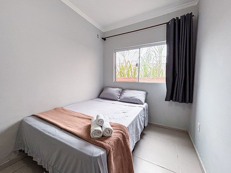 Apê com A/C, Churrasqueira, Garagem - Canasvieiras