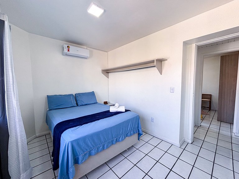 Apê Completo, A/C e Wi-Fi | 350m Canasvieiras