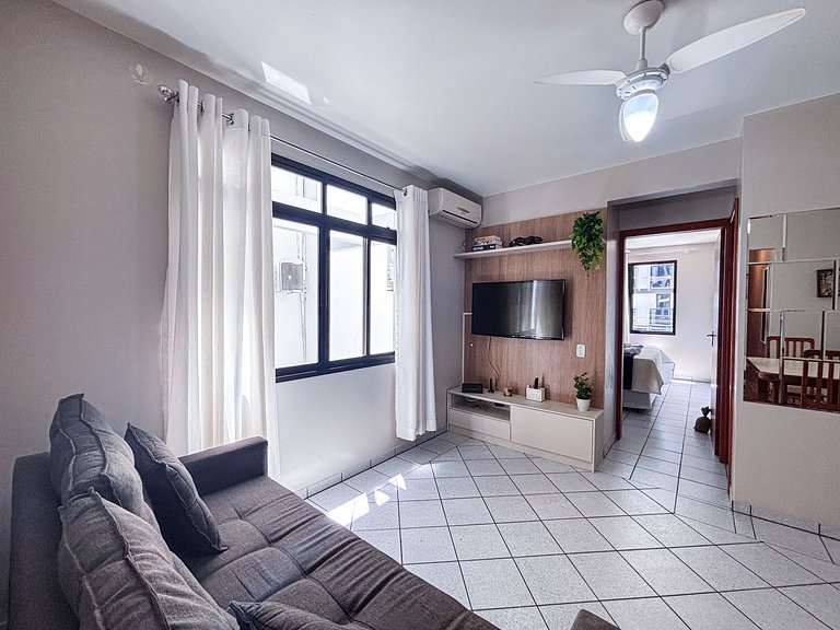 Aconchegante Apto a 250m da Praia de Canas #CVA20