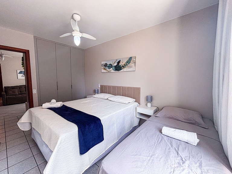 Aconchegante Apto a 250m da Praia de Canas #CVA20