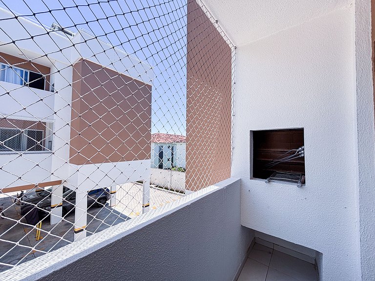 Apê com A/C, Garagem e Piscina em Canasvieiras