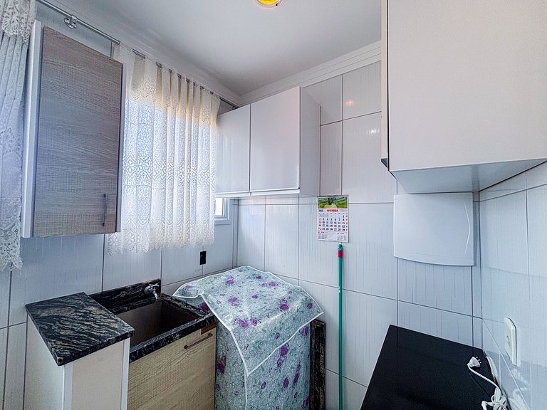 Apê com A/C, Garagem e Wi-Fi | 300m Canasvieiras