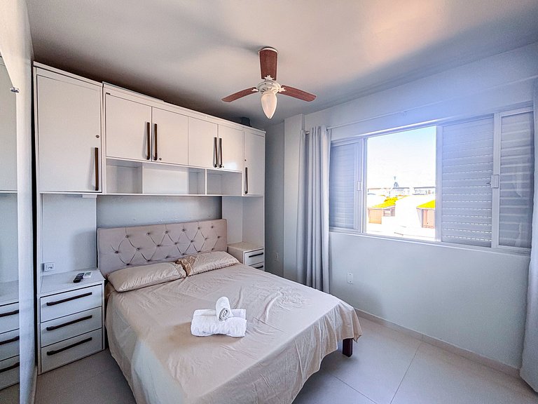 Cobertura A/C, Wi-Fi | 350m Praia Canasvieiras