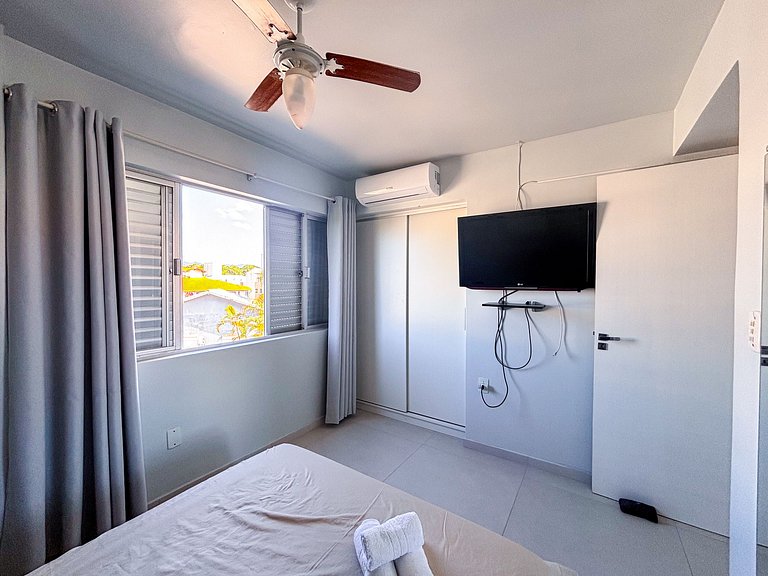 Cobertura A/C, Wi-Fi | 350m Praia Canasvieiras