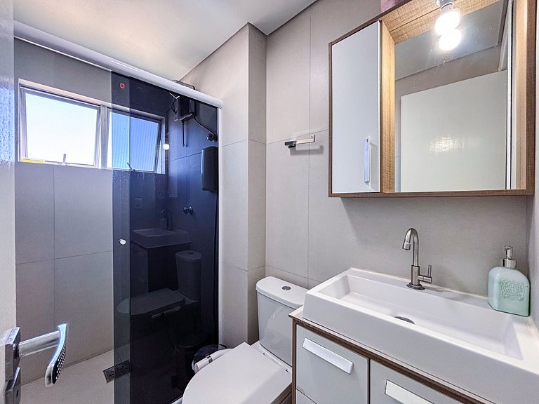 Cobertura A/C, Wi-Fi | 350m Praia Canasvieiras