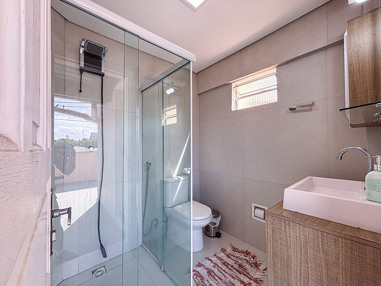 Cobertura A/C, Wi-Fi | 350m Praia Canasvieiras