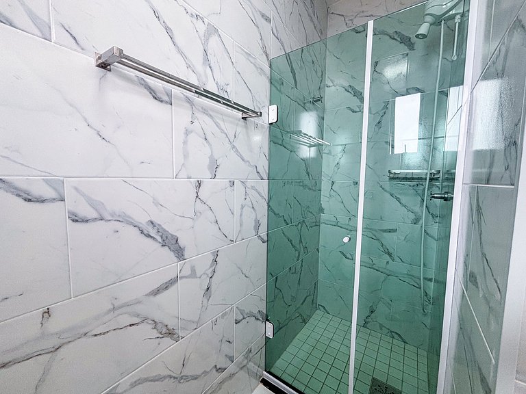 Apê Frente-mar, com vista para a Ilha