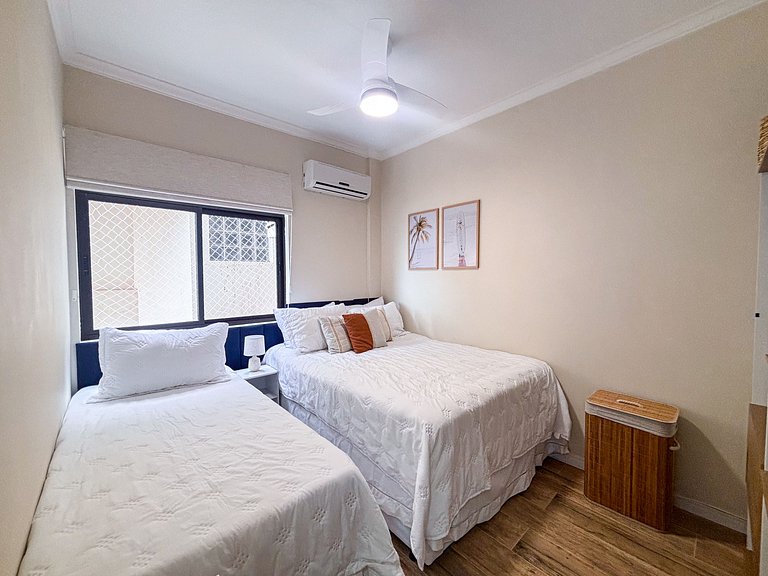 Apê Frente-mar, com vista para a Ilha