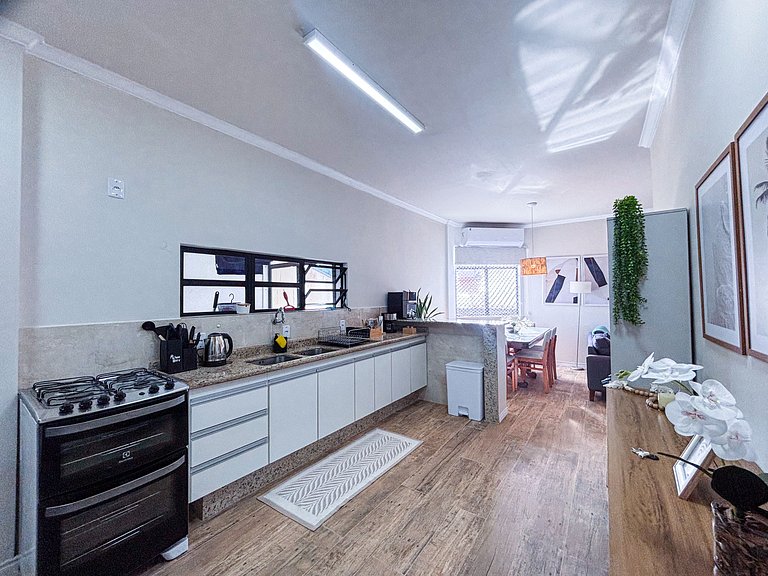 Apê Frente-mar, com vista para a Ilha