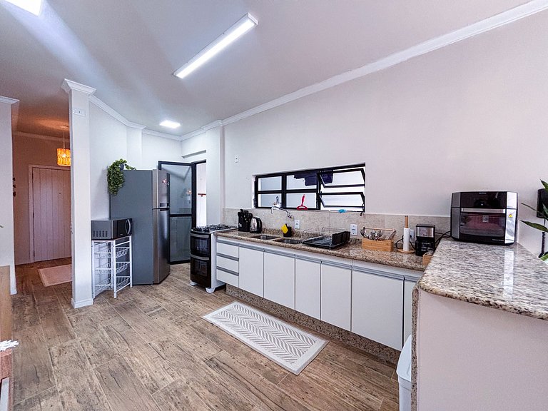 Apê Frente-mar, com vista para a Ilha