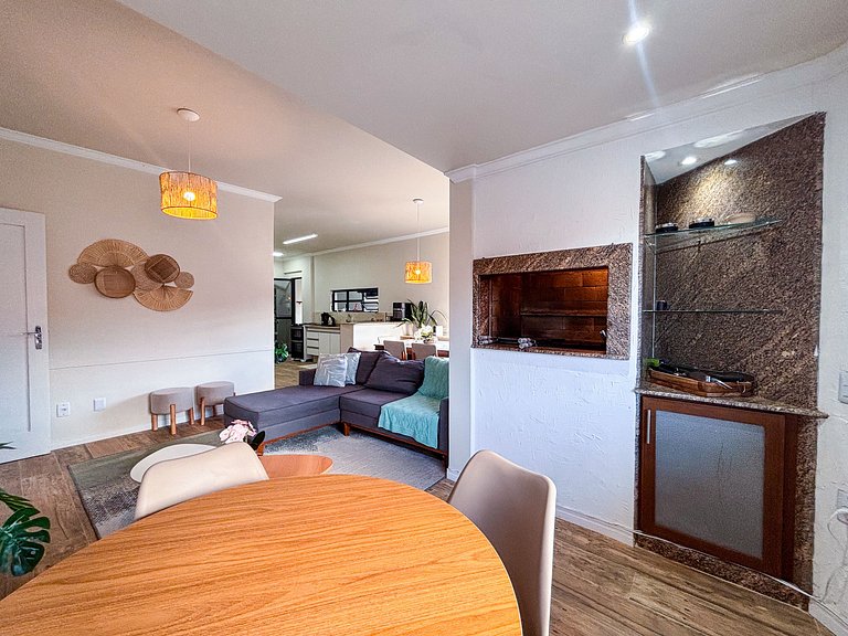 Apê Frente-mar, com vista para a Ilha