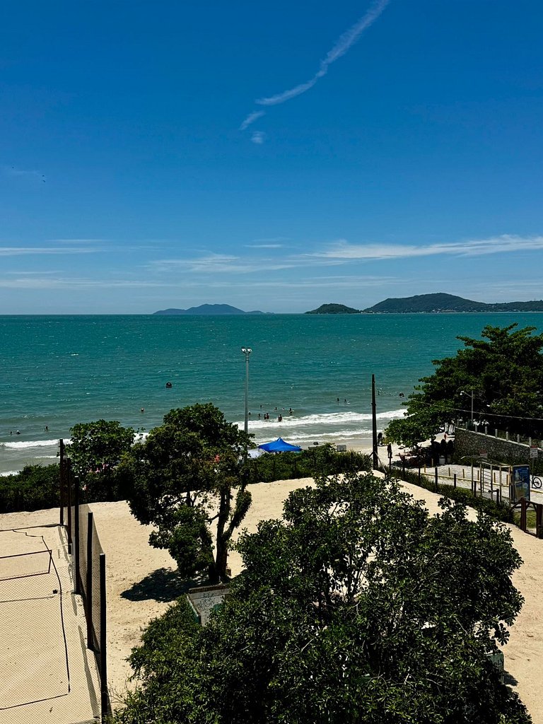 Apê Frente-mar, com vista para a Ilha