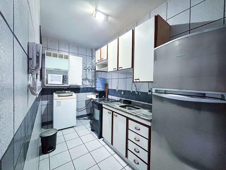 Apê Completo, A/C, Wi-Fi | 300m Praia Canasvieiras