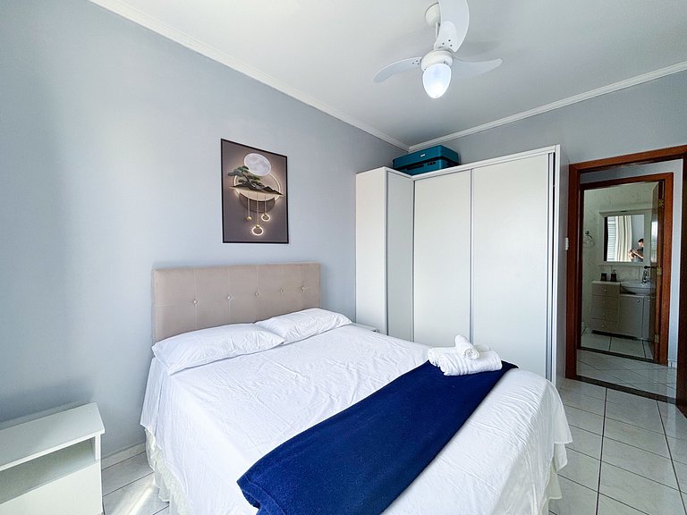 Apê Espaçoso, A/C | 250m Praia de Canasvieiras